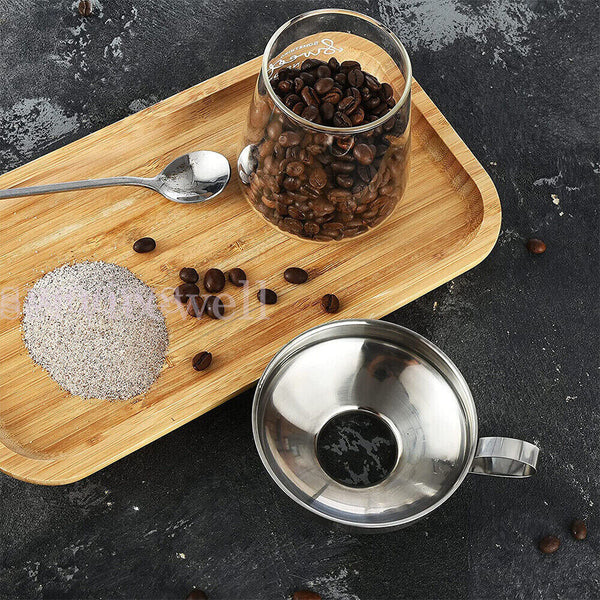 1/2 Stainless Steel Funnel Oil Liquid Funnel Metal Funnel With Detachable Filter