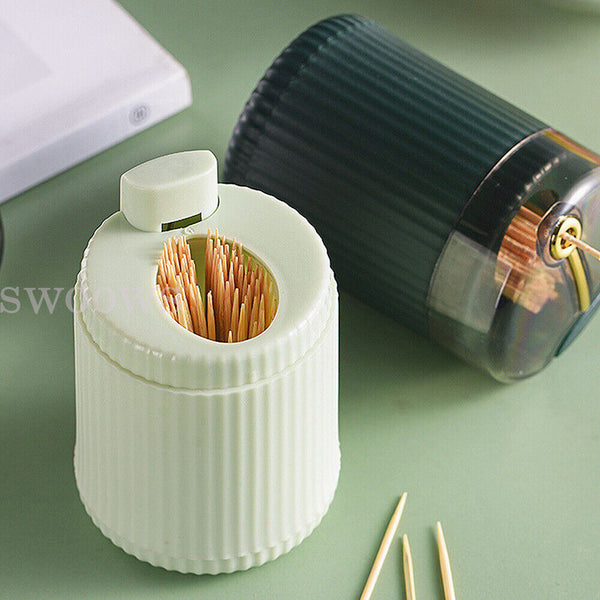 Automatic Toothpick Box Holder Container Portable Toothpick Dispenser