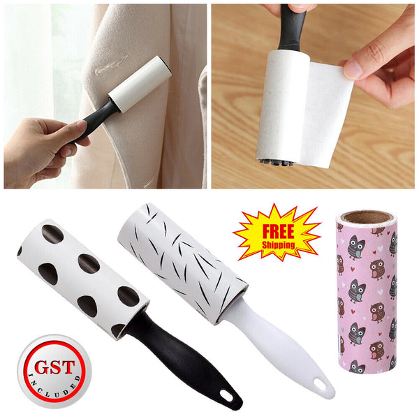 Pet Dog Hair Clothes Sofa Dust Cleaning Lint Roller With Refills Sticky Remover