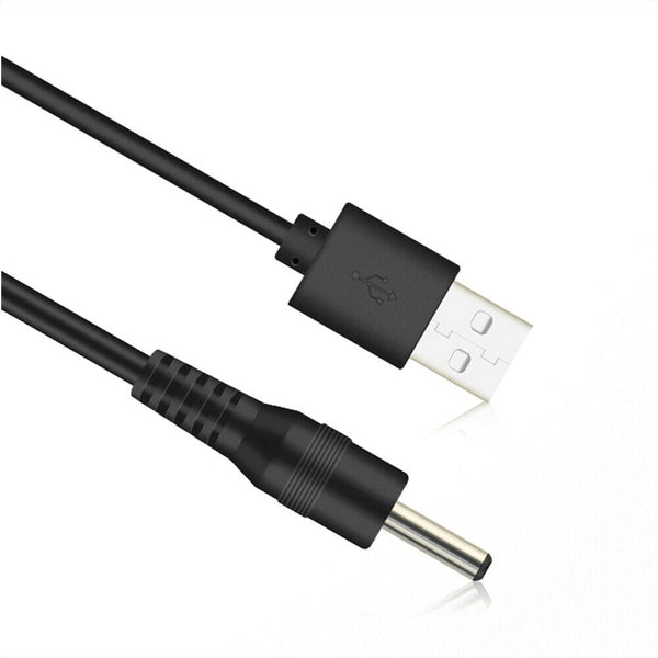 USB to DC Barrel Jack Connector 5.5/4.0/3.5/2.5mm 1M/2M Length