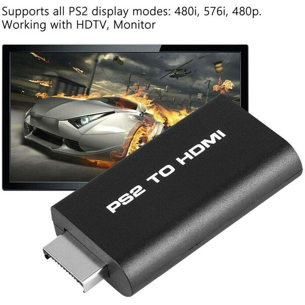 New PS2 to HDMI Video Converter Composite AV to HDMI PlayStation 2 HD Adapter