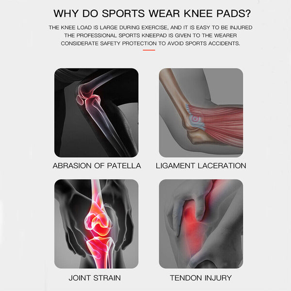Knee Brace Knee Compression Sleeve Professional Sports Silicone Knee Support