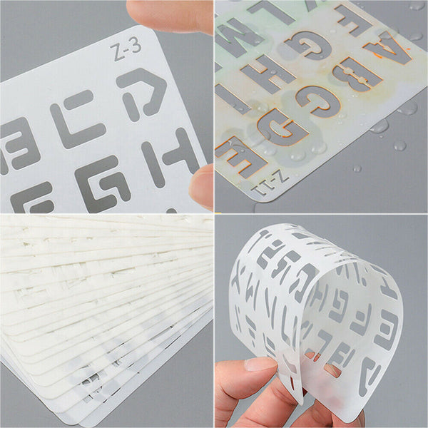 18/20x Letters Alphabt Painting Stencils Templates Scrapbooking/Paper Craft/DIY