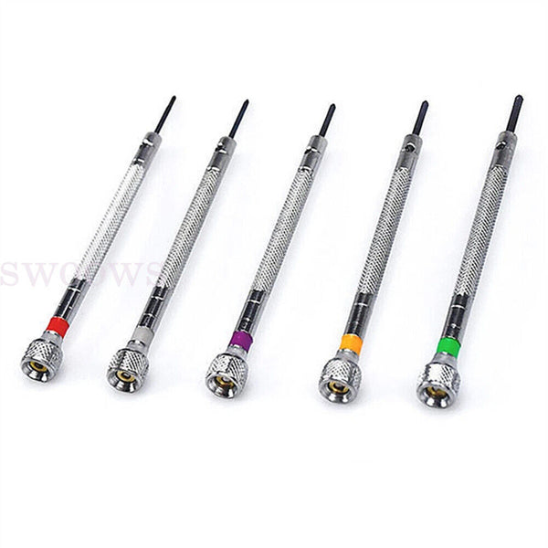 13PCS 0.6-2.0mm Slotted Cross Screwdriver Set Watchmakers Watch Repair Tools