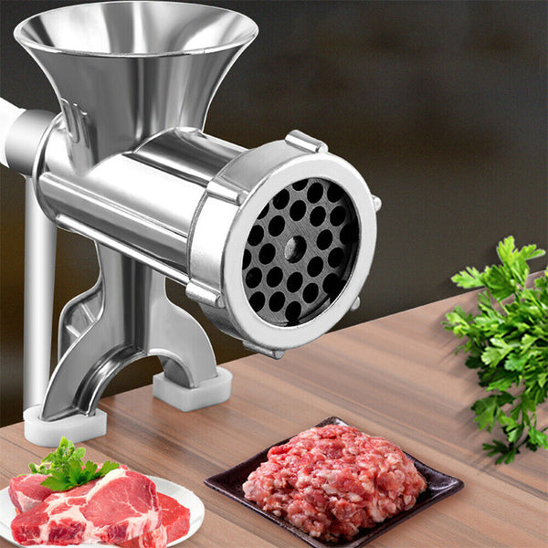 Manual Kitchen Meat Grinder Mincer Stuffer Table Hand Sausage Filler Maker AU