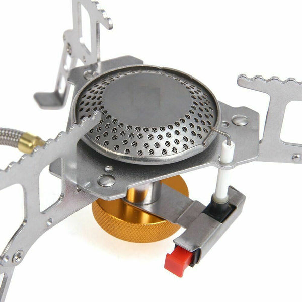 Outdoor Picnic Gas Jet Portable Stove Cooking Hiking Camping  Burner Cooker Gear