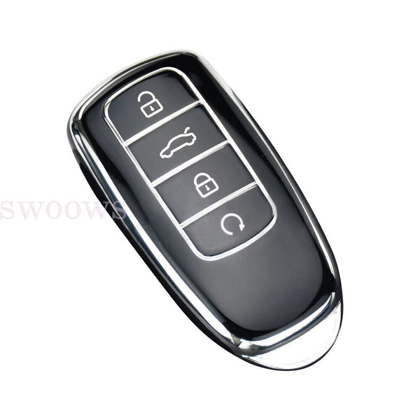 TPU Car Remote Key Fob Case key Fob Cover For Chery Omoda 5 Tiggo 7Pro Black