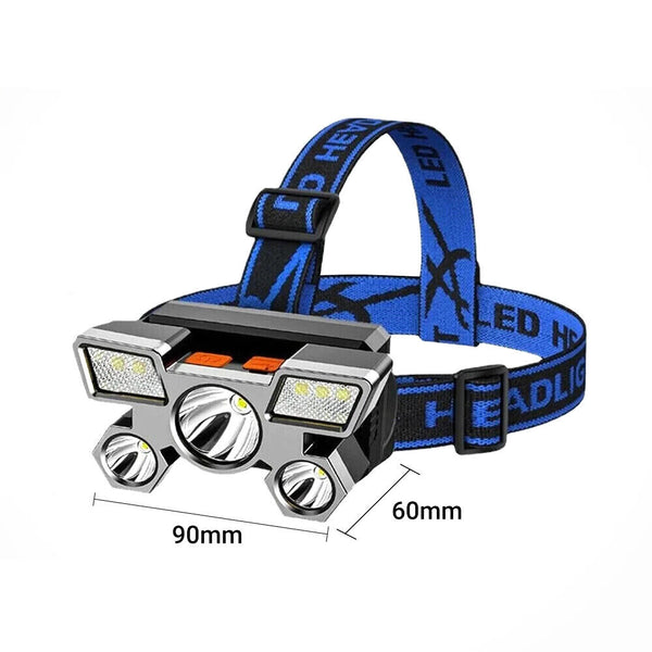 LED Head Light Torch USB Rechargeable Headlamp Flashlight Camping Fishing Lamp