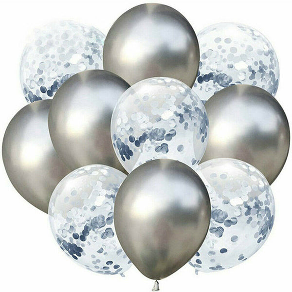 10-20Pcs Confetti Latex Balloons Set Balloon Birthday Wedding Party Decorations