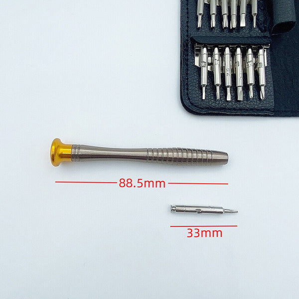 25 in 1 Precision Screwdriver Set Tool Kit Mini Small For Torx Repair Fix Laptop