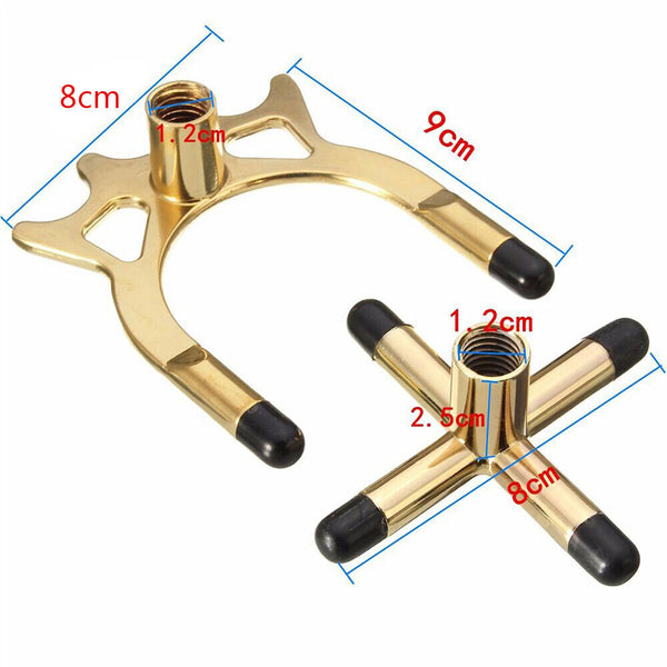 Pool Billiard Snooker Table Cue Rest Spider Cross Head Fitting Jigger Brass AU