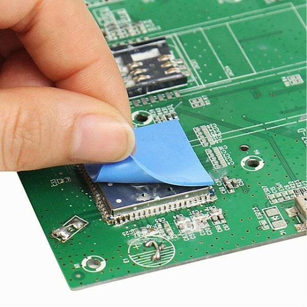 Thermal Pad GPU CPU Heatsink Cooling Conductive Silicone 100mm x100mm 1mm, 0.5mm