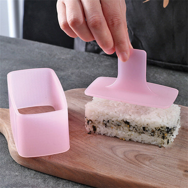 Kitchen Sushi Mold Spam Musubi Mold Onigiri Rice Ball Bento Press Maker Mould AU