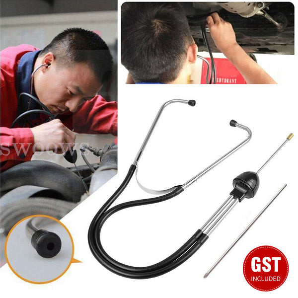 Dual Tube Diagnostic Tool Car Engine Sound Mechanic's Stethoscope Automotive