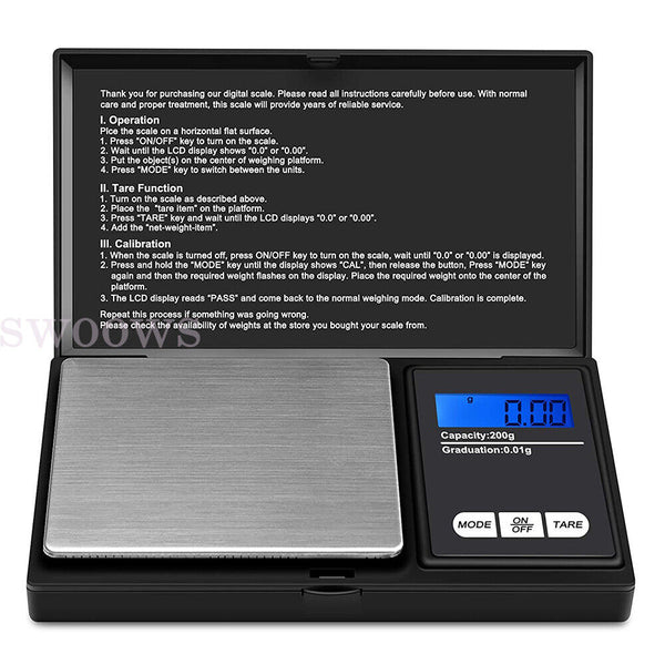 Portable Mini Pocket Small Digital Pans Gold Jewellery Weighing Scales Micro Mg