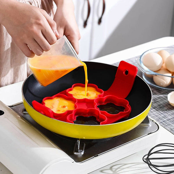 Silicone Pancake Pan Non Stick Flipper Perfect Breakfast Egg Maker Omelette Tool