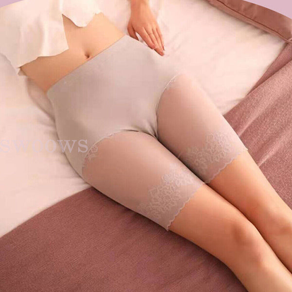 Women Under Skirt Safety Invisible Slip Shorts Underwear Slim Panty Women AU