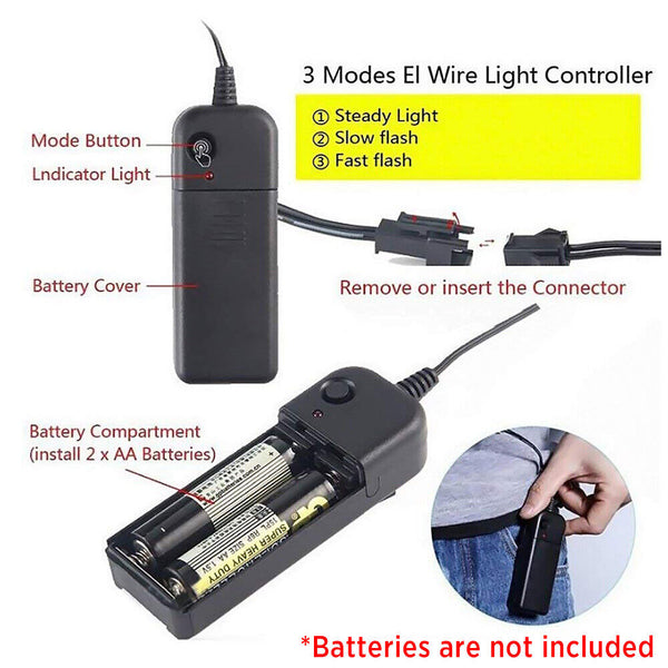 Halloween Masks LED Mask Light Up Purge Glowing Light Costume Cosplay Party