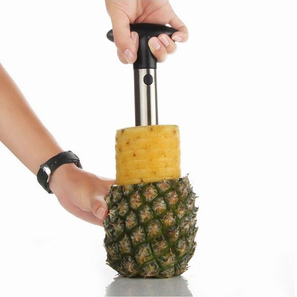 Stainless Steel Easy Kitchen Tool Fruit Pineapple Corer Slicer Cutter Peeler