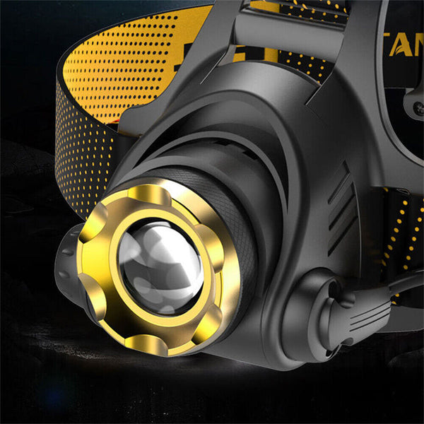 12000000lm Head Torch USB Rechargeable Headlight Lamp Flashlight LED Headlamp AU