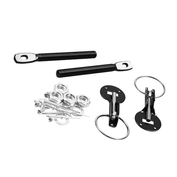 Universal Car Bonnet Lock Racing Hood Pin Kit Bonnet Pin Lock Locking Sport Kit