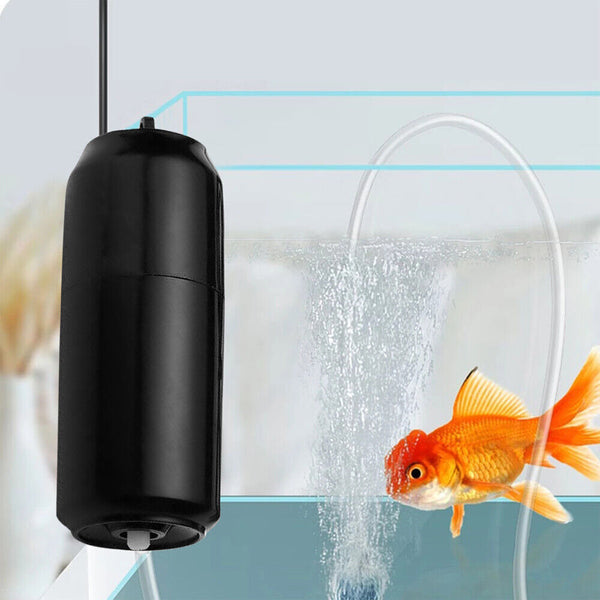 USB Aquarium Oxygen Pump Mini Fish Tank Air Pump Compressor Aerator Accessories