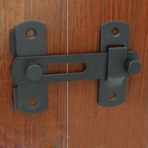 Stainless Steel Gate Latches Flip Latch Bolt Latch Lock for Safety Door Black AU