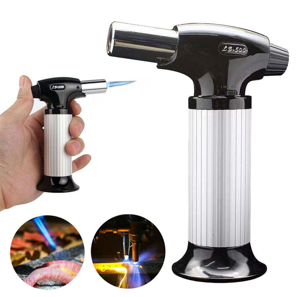 Refillable Gas Butane Blow Torch Fire Lighter Food Cook Baking Culinary Solder