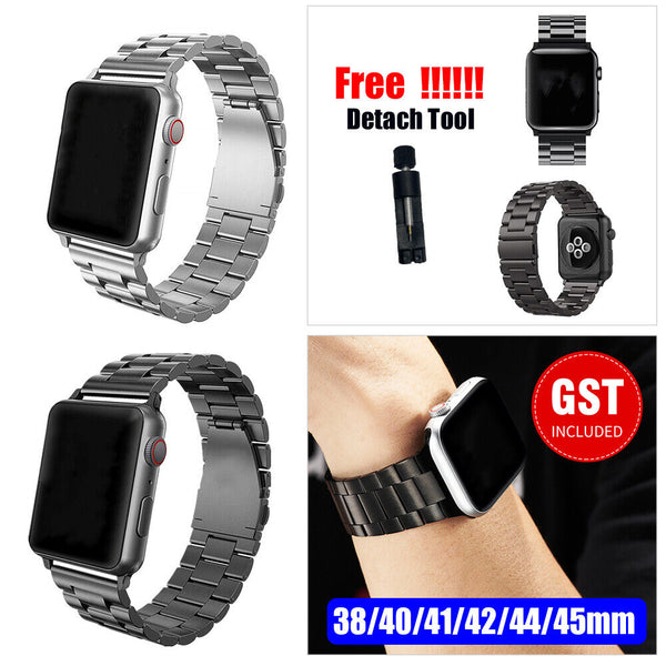 Stainless Steel Band For Apple Watch iWatch 8 7 6 5 4 3 2 SE 38/41/40/42/44/45mm