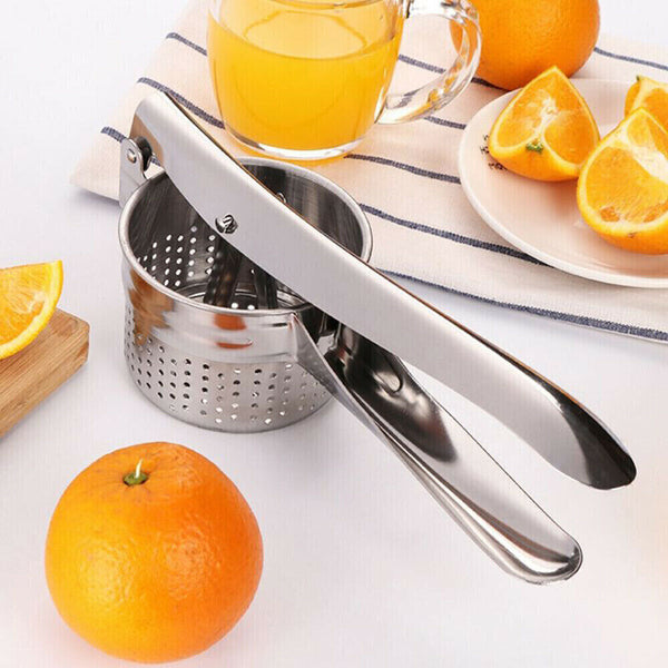 Potato Ricer Masher Fruit Stainless Steel Press Professional Juicer Puree Gnocch