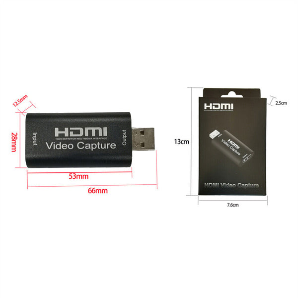 HDMI to USB 3.0 Video Capture Card for 1080P Video Recorder Game Live Streaming