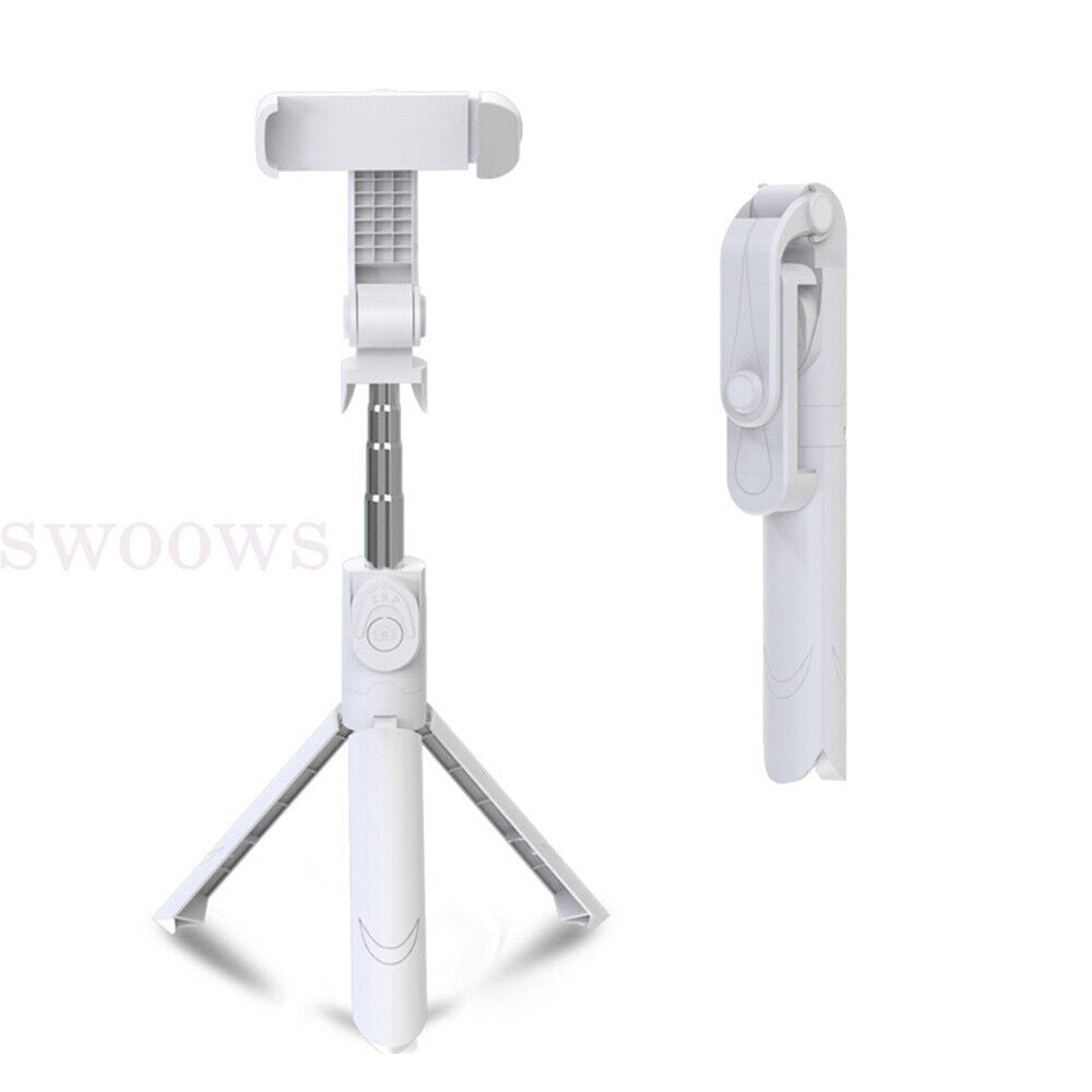 Selfie Stick Rotating Tripod Holder Stand With Bluetooth Remote For Mobile Phone