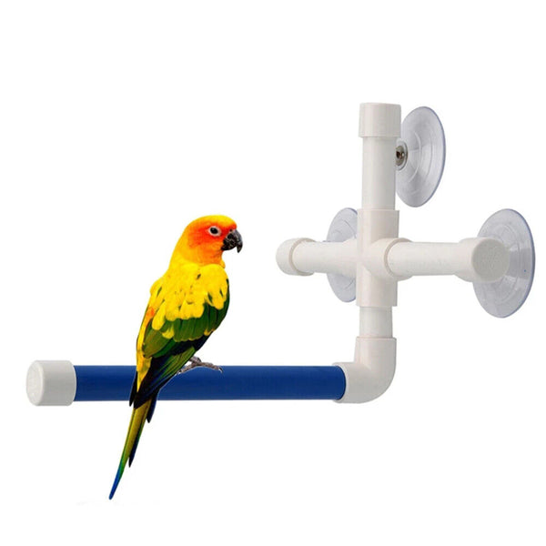 Bird Perch Stand Parrot Play Paw Grinding Stands Rack Shower Bath Platform Toys