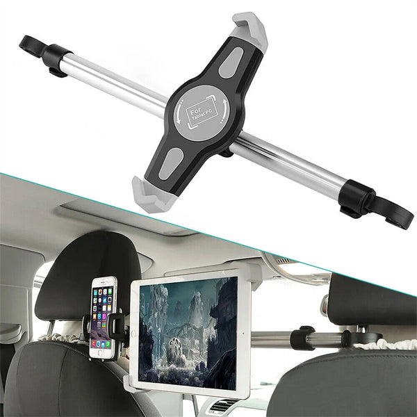 Car Phone Tablet Holder Universal Seat Back Headrest Mount for iPad Phone 9-14"