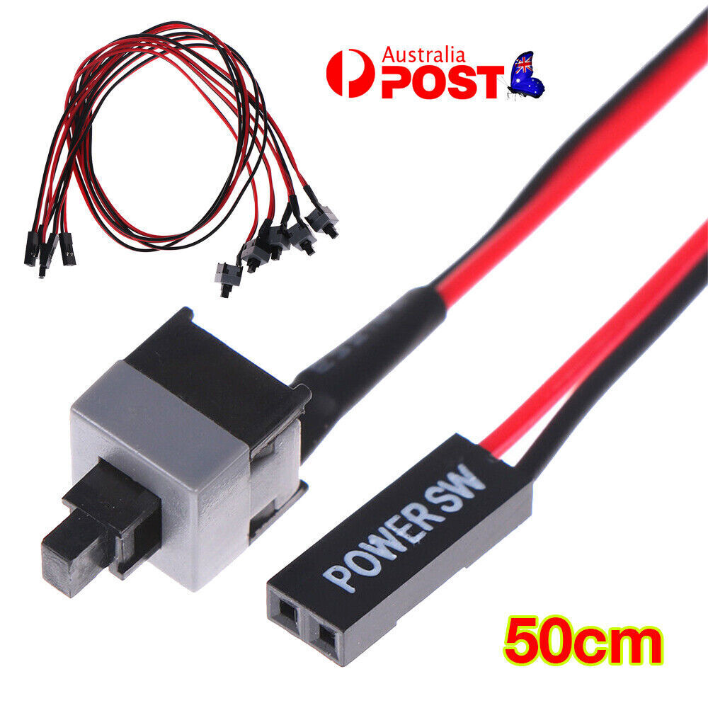 5/10/15Pcs PC Computer Motherboard Power Cable Switch On/off/reset Replacement