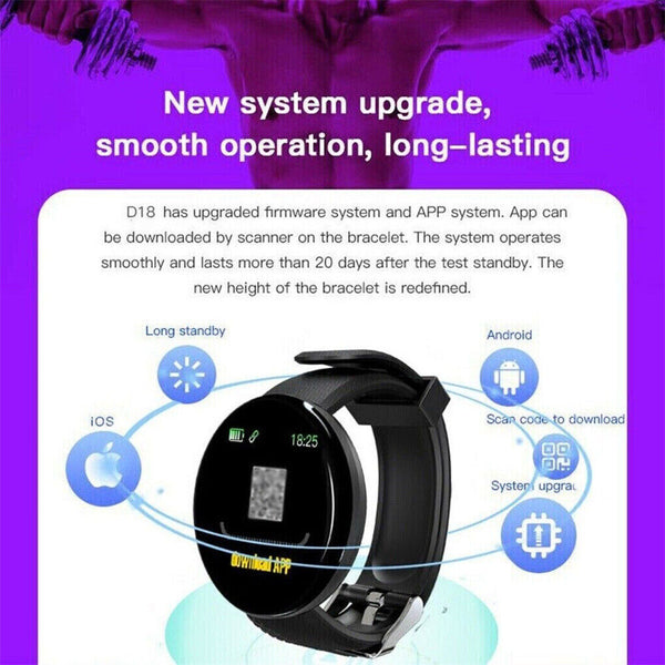 Smart Watch For Men Women Waterproof Smartwatch Bluetooth Sports Fitness Tracker