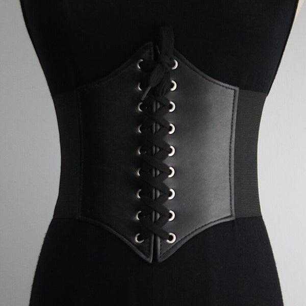 Women Body Shaper Buckle Wide Waistband Waist Belt Underbust Corset Belt NEW AU