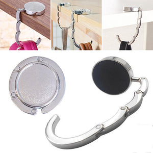 Portable Folding Alloy Purse Handbag Bag Hanger Hook Holder Table Hook Storage