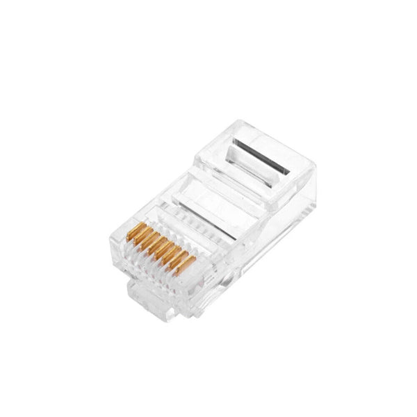 10-50X RJ45 Pass Through CAT6 Connector Modular Plug CAT5e CAT5 Network Ethernet