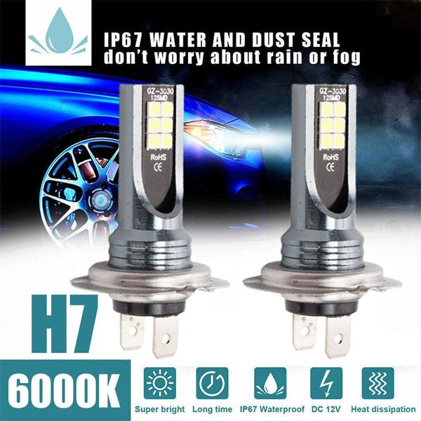 x4 H7 LED Headlight Bulb High Low Beam 110W 30000LM Super Bright 6000K White AU