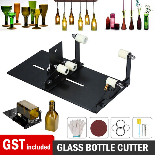 DIY Glass Bottle Cutter Kit Adjustable Sizes Round Glassbottle Cutting Tools Set