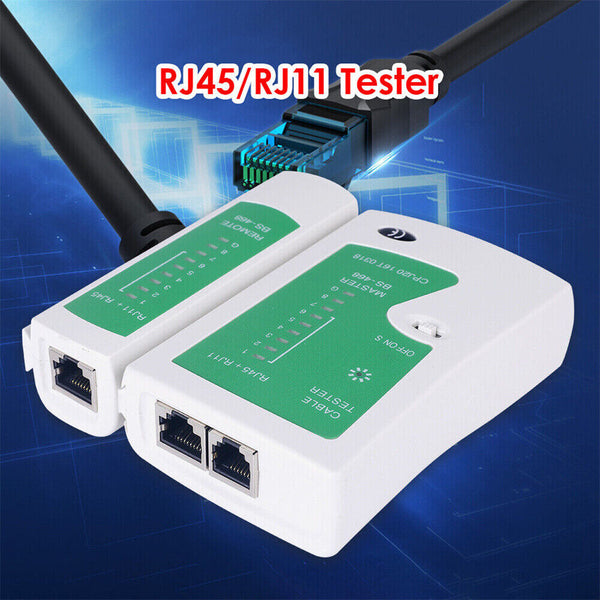 Network Cable Tester RJ45 RJ11 RJ12 CAT5/6 UTP LAN Cable Tester Detector Remote