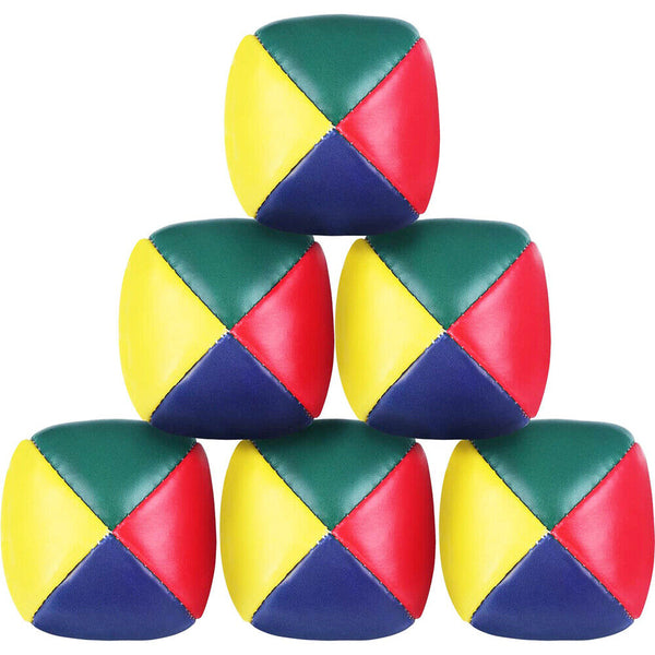 1/6/12x Juggling Balls Kids Toy Set Ball Bag for Magic Circus Juggling Balls AU