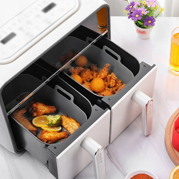 Liner Non-Stick Reusable Baking Tray For Air Fryer Silicone Basket AU