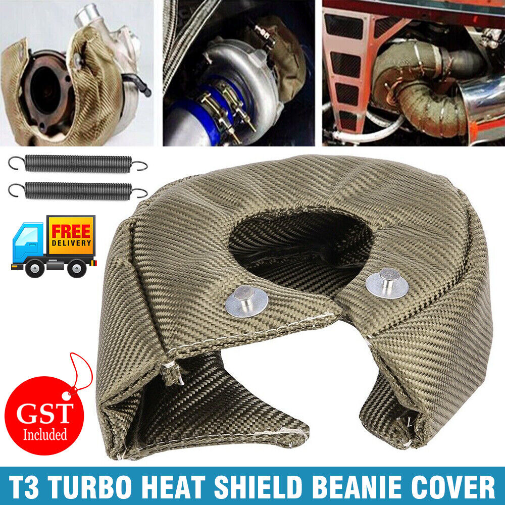 Titanium T3 TURBO BLANKET Heat Shield Beanie Cover GT28 GT25 GT30 32 35 37 47 AU