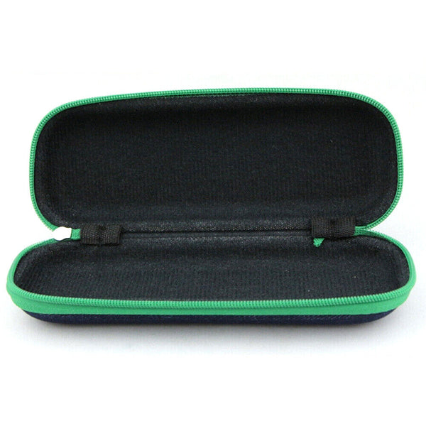 1-5pcs Portable Zipper Eye Glass Sunglasses Shell Hard Case Protector