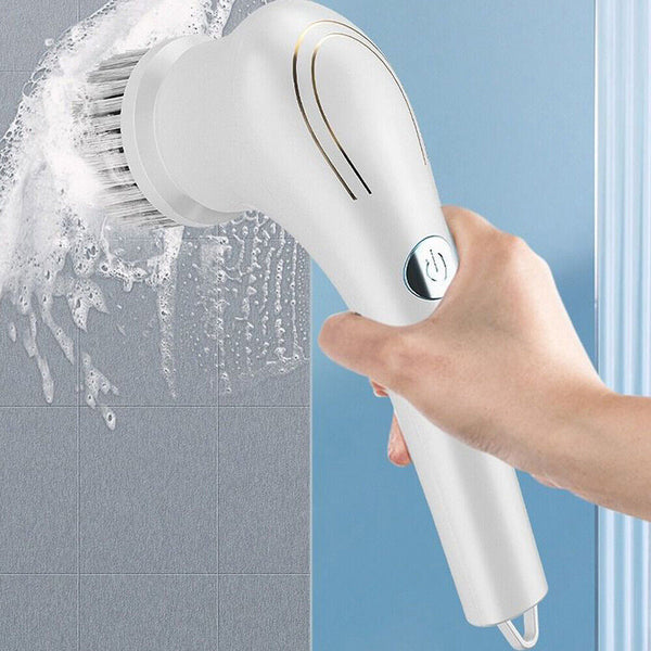 5 In 1 Handheld Electric Cleaning Brush Power Scrubber Cordless USB Rechargeable