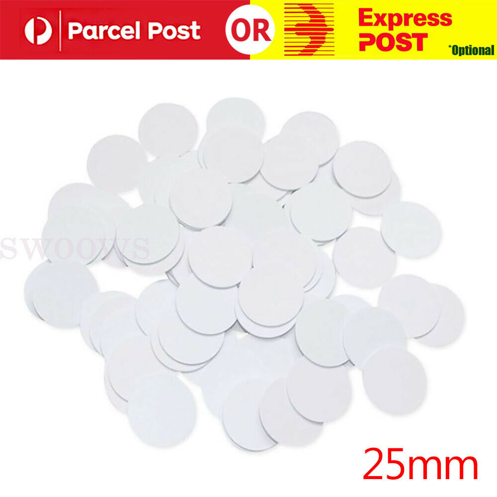 20x NTAG215 NFC PVC Coin Card Tag Adhesive Tags Chip For Switch TagMo Amiibo