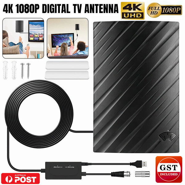 5600 Miles Digital TV Antenna HDTV Amplified 4K 1080P Waterproof Outdoor Indoor