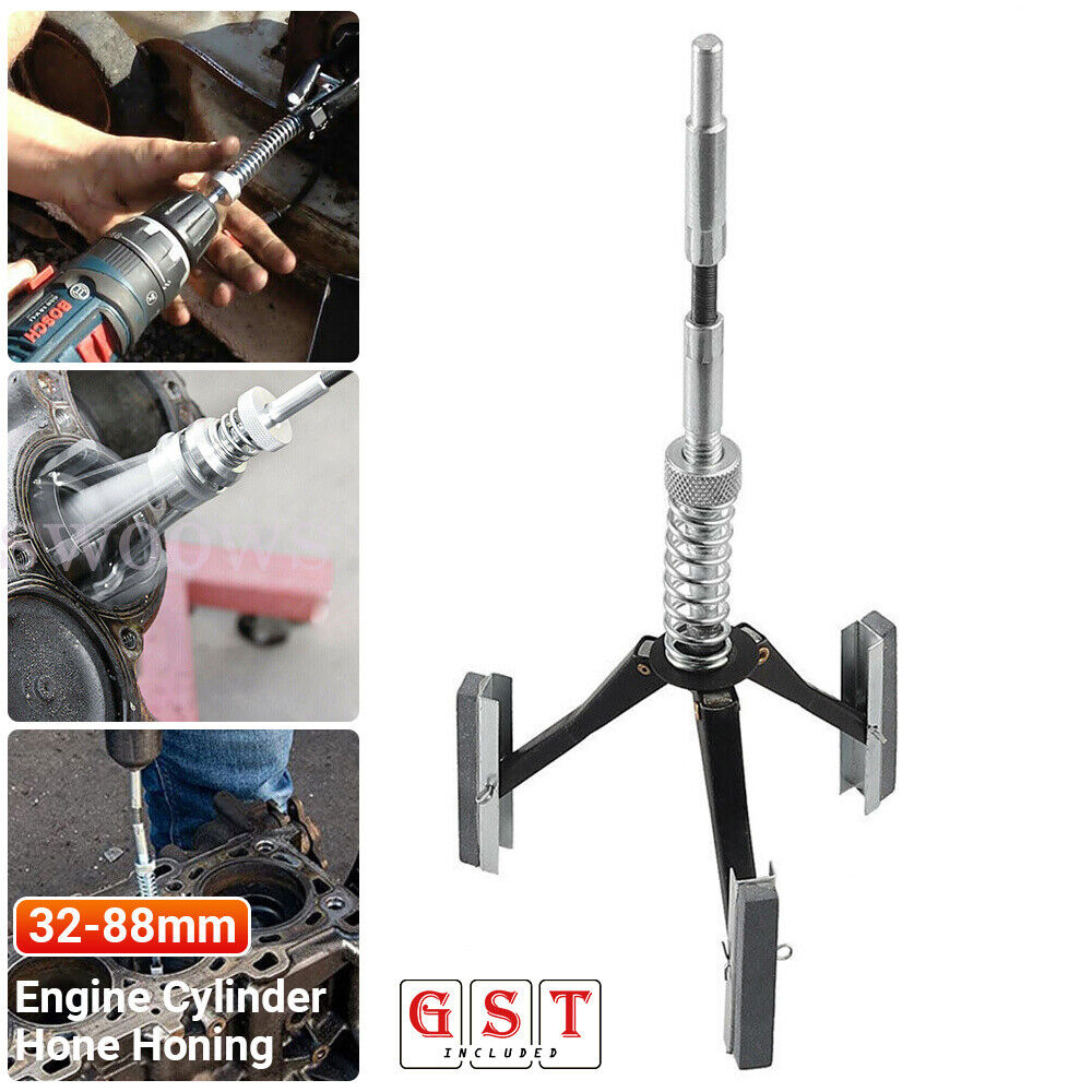 Automobile Engines Brake Cylinder Hone Flexible Shaft Bore Honing Tool 32mm-88mm